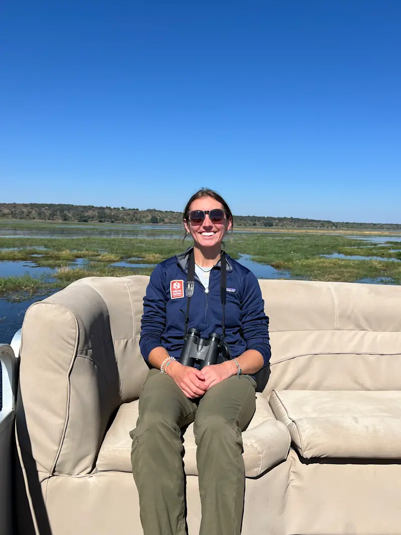 Animal viewing along the Chobe River in Botswana.