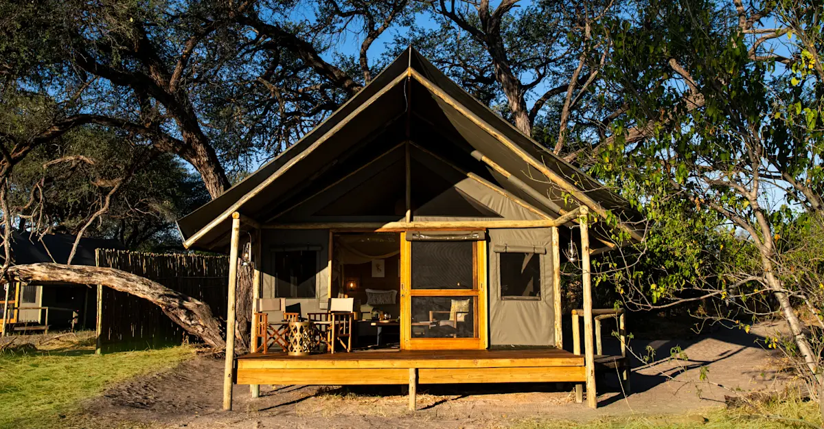 Guest tent exterior