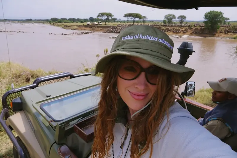 One of my most profound wildlife experiences was watching the Great Migration in Tanzania’s Serengeti National Park, as wildebeests and zebras plunged into the river, crocodiles snapping at their heels. 
