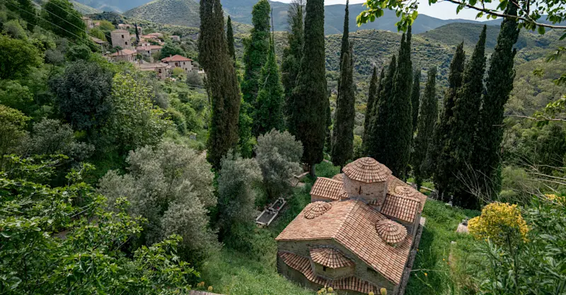 Karytaina church, Arcadia, Greece.