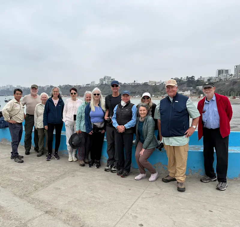 Impromptu Lima tour – Our first group photo in Peru.