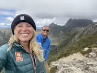 Hiking at Cradle Mountain National Park, Tasmania, Australia.