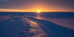 Sunset, Churchill, Manitoba.