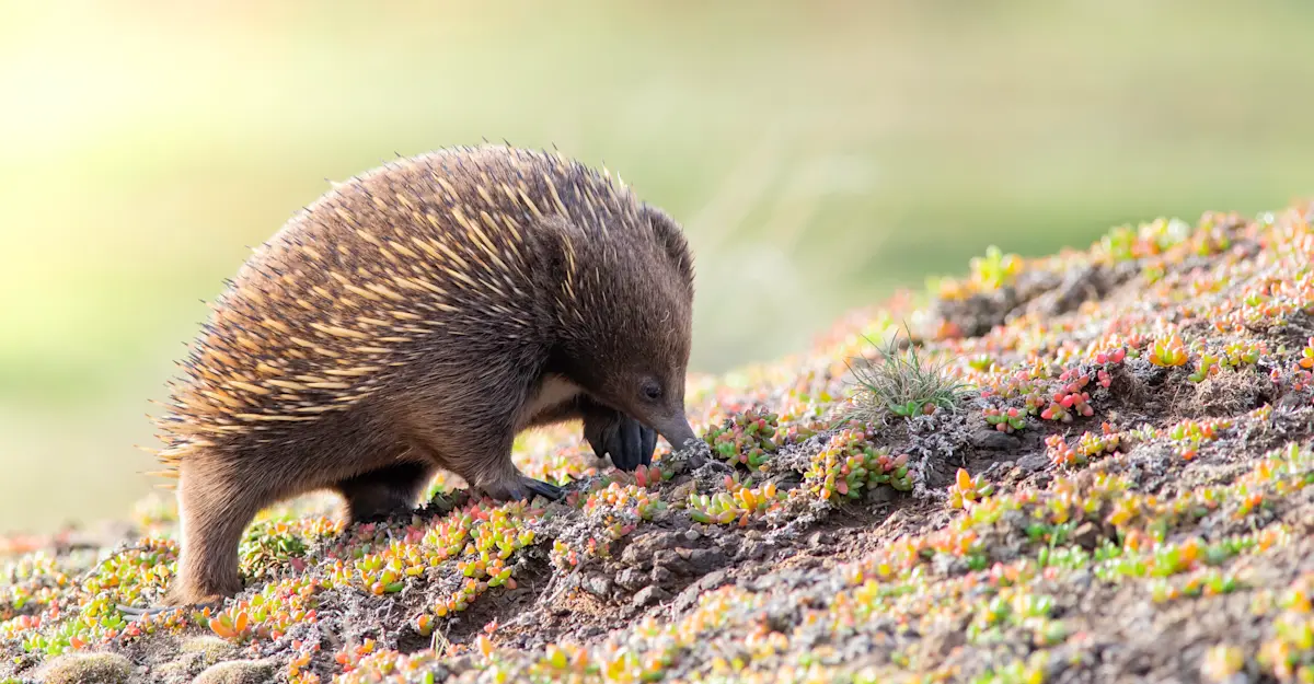 Short-beaked Echidna, Great Ocean Road, Victoria.