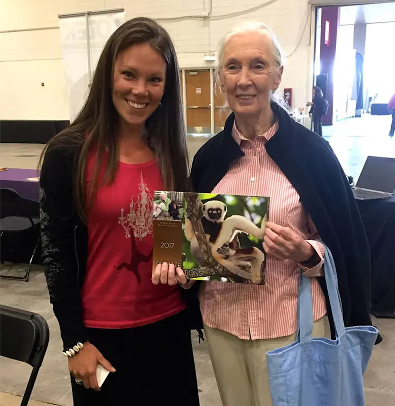 Had the beautiful opportunity to meet Dr. Jane Goodall.