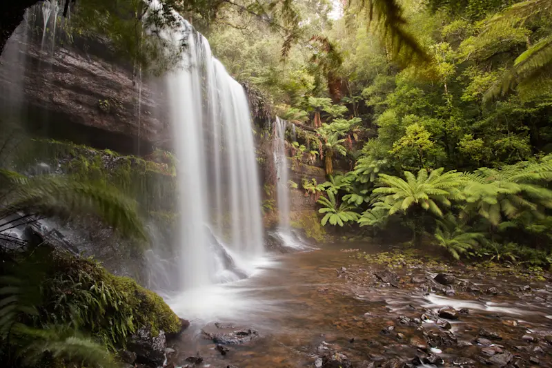Russel Falls at Mt. Field National Park, Tasmania, Australia.