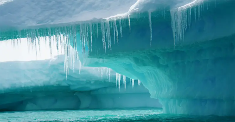 Iceberg close up, Antarctica.