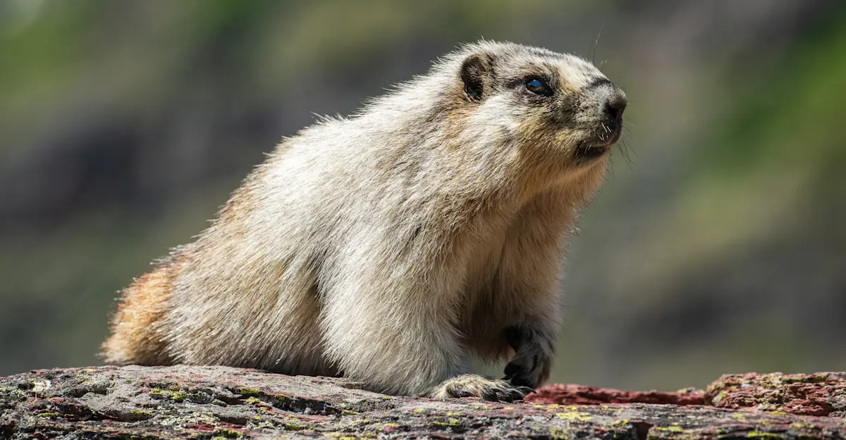 Hoary Marmot, Glacier National Park.
