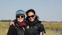 On Safari with a dear friend in Botswana.
