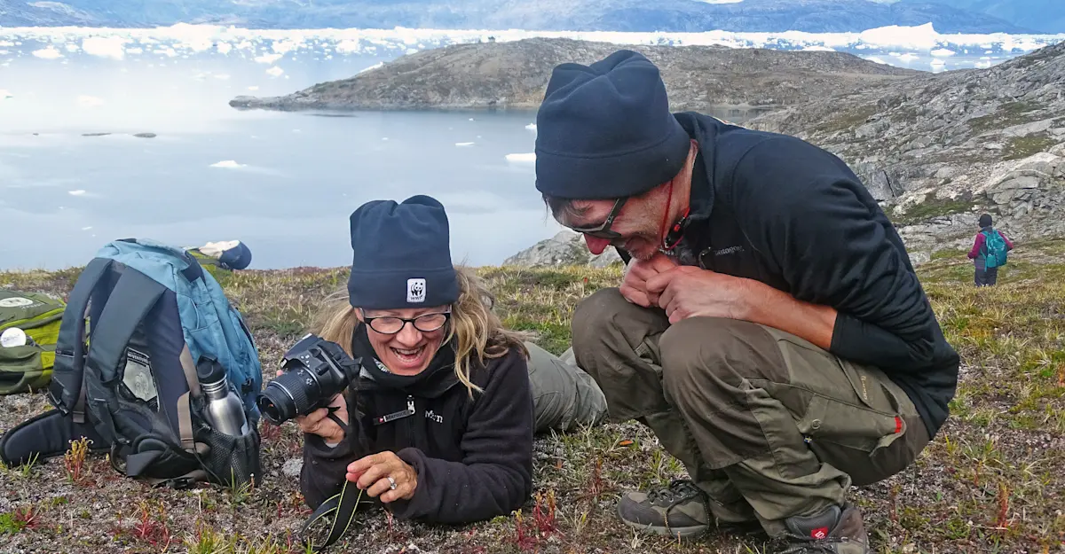 Nat Hab guests, Greenland.