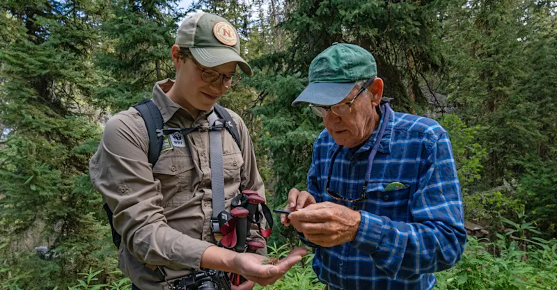 Nat Hab guest and Expedition Leader, Grand Teton National Park, Wyoming.