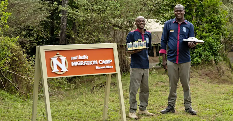 Staff at Nat Hab’s Migration Camp—Maasai Mara National Reserve, Kenya.