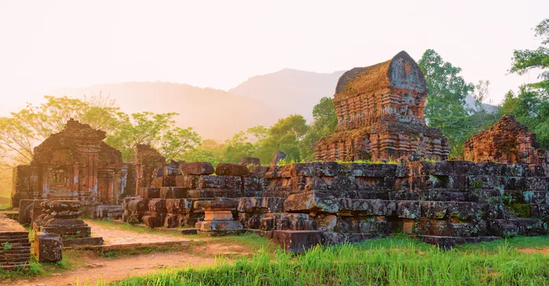 My Son temple complex, UNESCO World Heritage Site, Quang Nam, Vietnam.