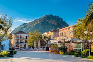 Philellinon square, Nafplio, Greece.