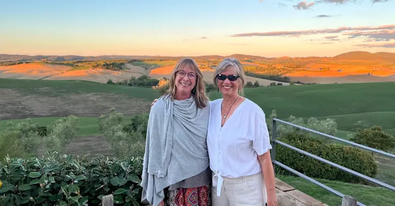 Guests, Tuscany, Italy.