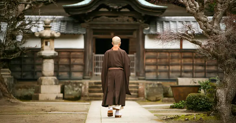 Buddhist monk, Japan.