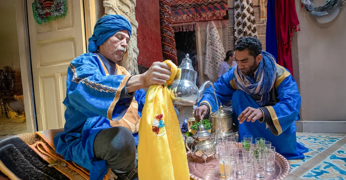 Moroccan tea, Morocco.