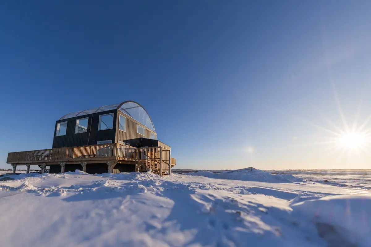 Nat Hab's Boreal Lounge, Churchill, Manitoba.