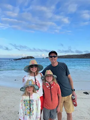 Galapagos with the family in Galapagos Islands, Ecuador.