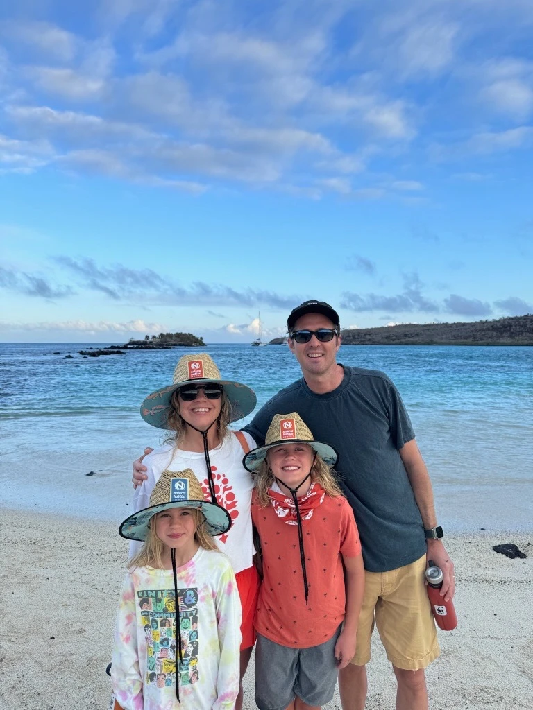 Galapagos with the family in Galapagos Islands, Ecuador.