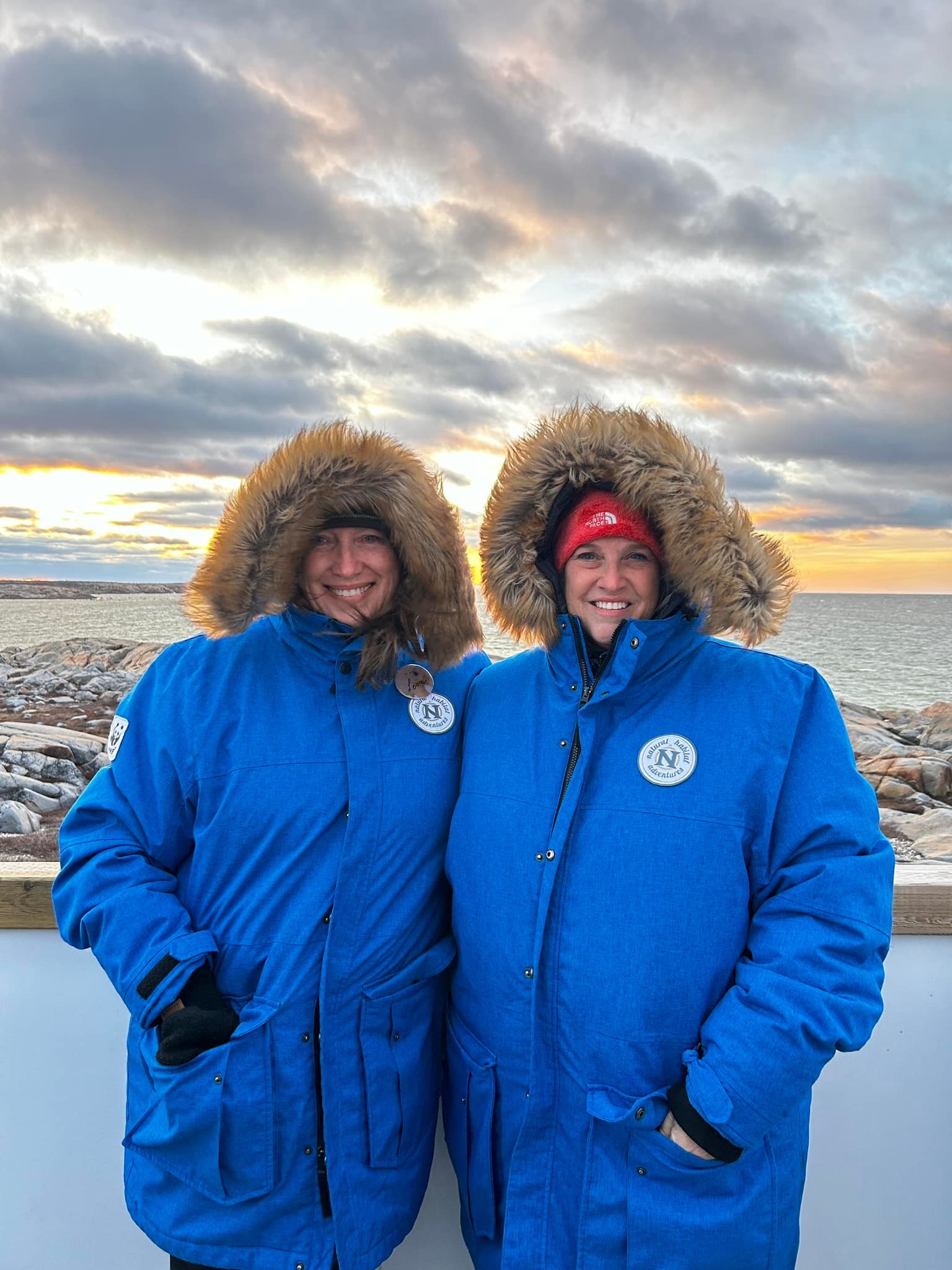 Good laughs, cold weather, and great company, Churchill.