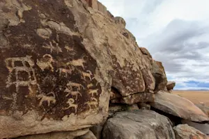 Petroglyphs, Ikh Nart Nature Reserve, Mongolia.
