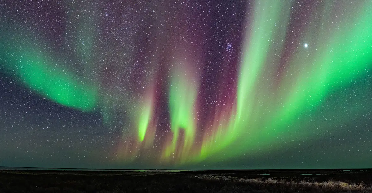 Northern lights, Churchill, Manitoba.