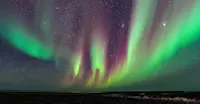 Northern lights, Churchill, Manitoba.