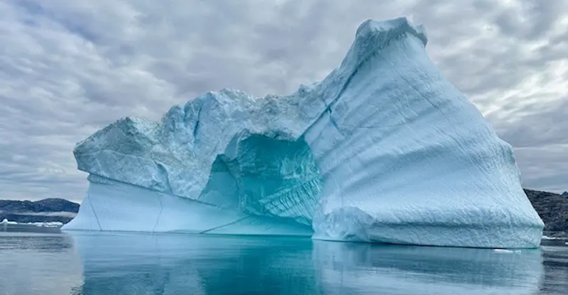 Epic beauty of the icebergs in East Greenland.