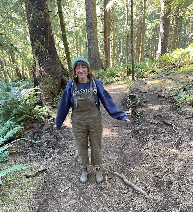 Exploring the magical rainforest in Oregon.