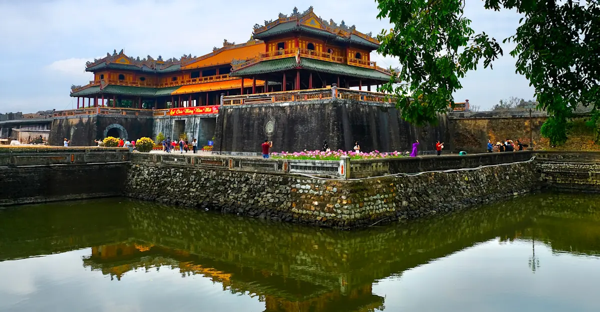 Imperial Citadel, UNESCO World Heritage Site, Hue, Vietnam.