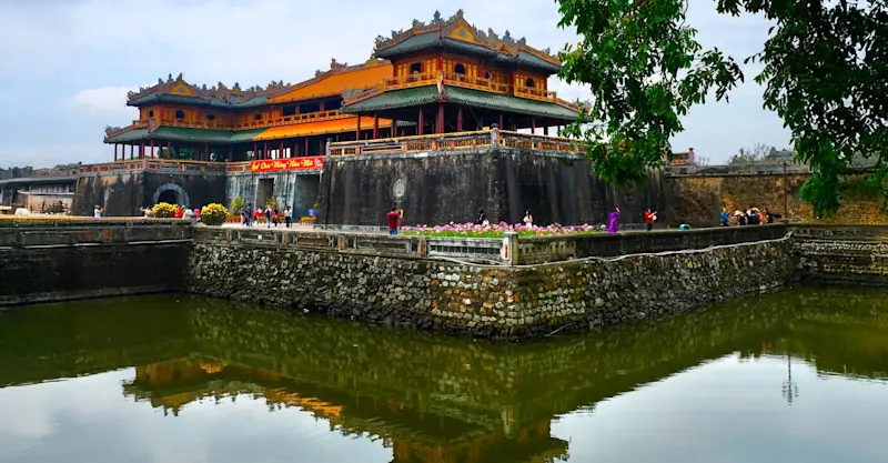 Imperial Citadel, UNESCO World Heritage Site, Hue, Vietnam.