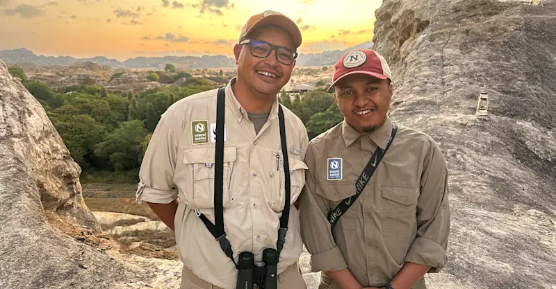 Nat Hab Expedition Leaders, Isalo National Park, Madagascar.