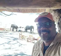 Elephant views in Botswana.