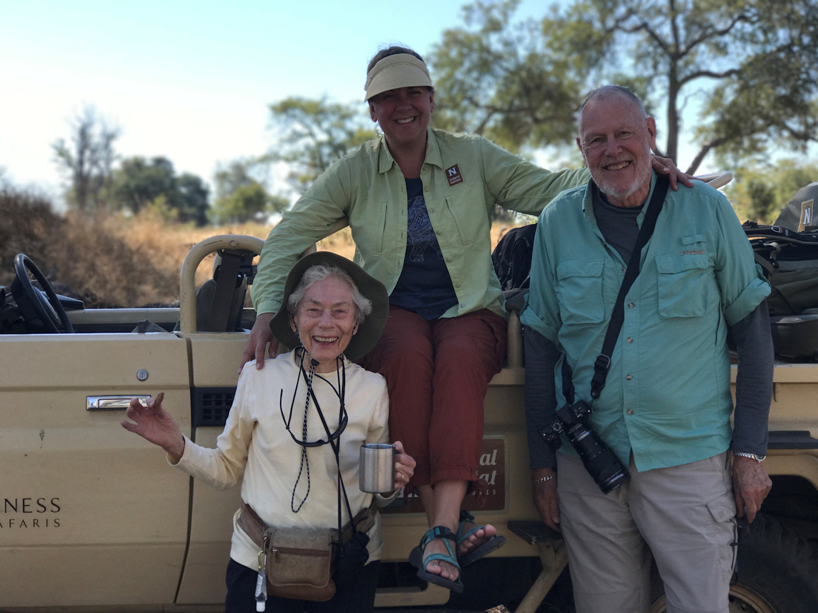 Botswana 2017 - Joan- Bill and Shelby
