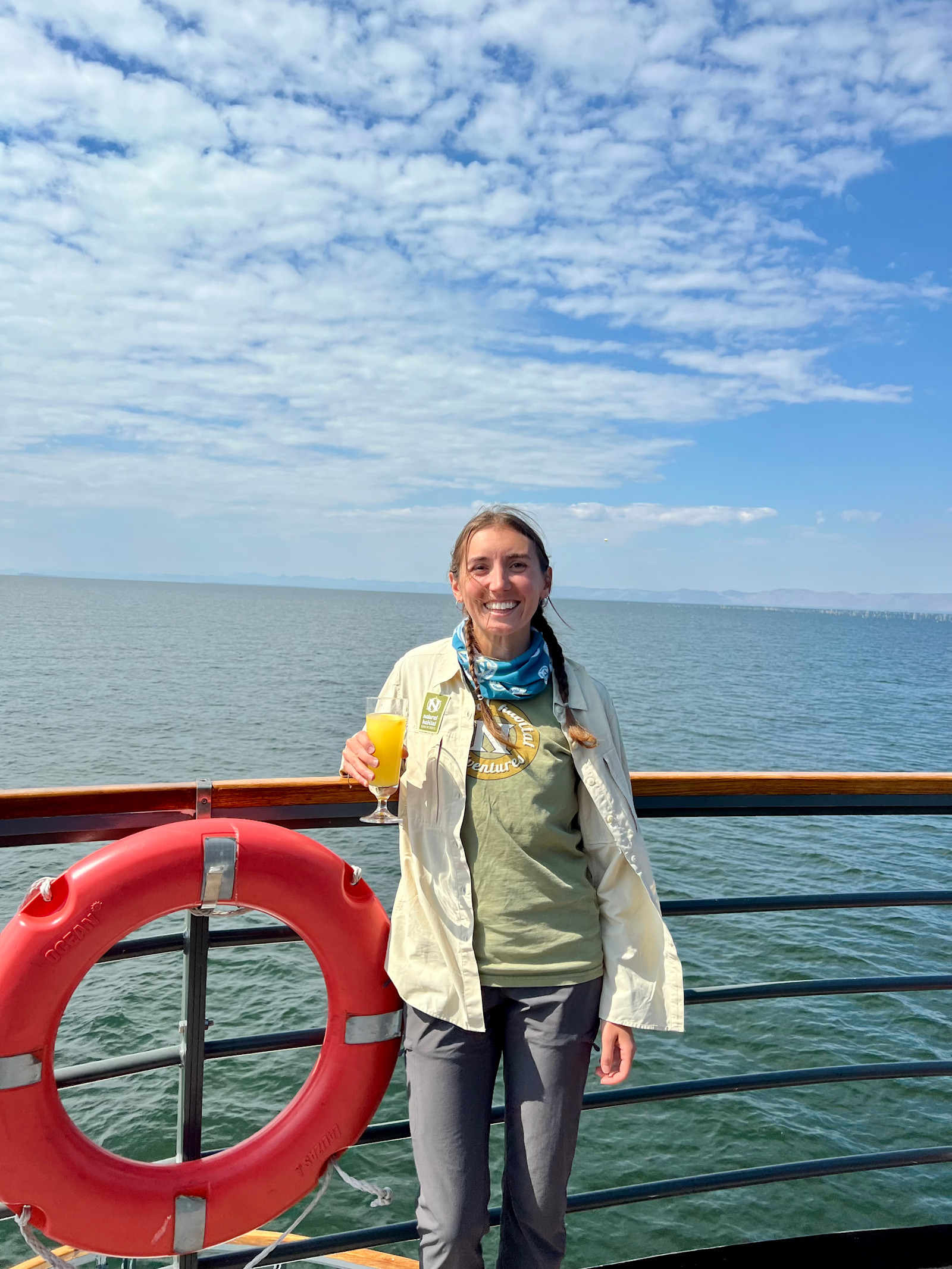 Enjoying the Zimbabwean Dream Riverboat on Lake Kariba in Zimbabwe. 