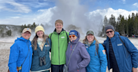Nat Hab guests, Yellowstone National Park, Wyoming.