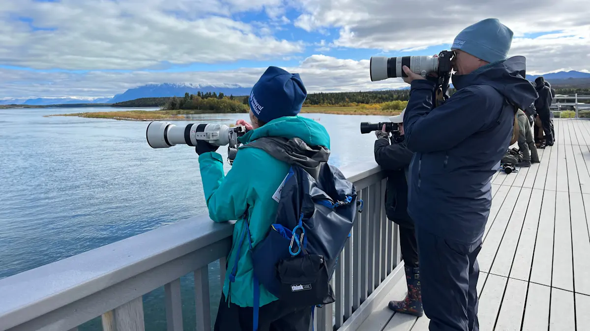 Nat Hab guests, Katmai National Park, Alaska.