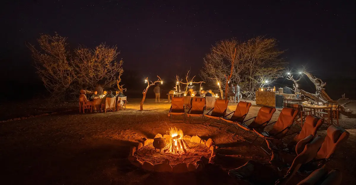 Campfire under the Stars