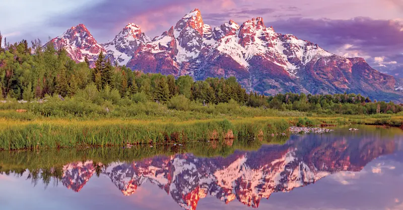 Schwabacher Landing, Grand Teton National Park, Wyoming.