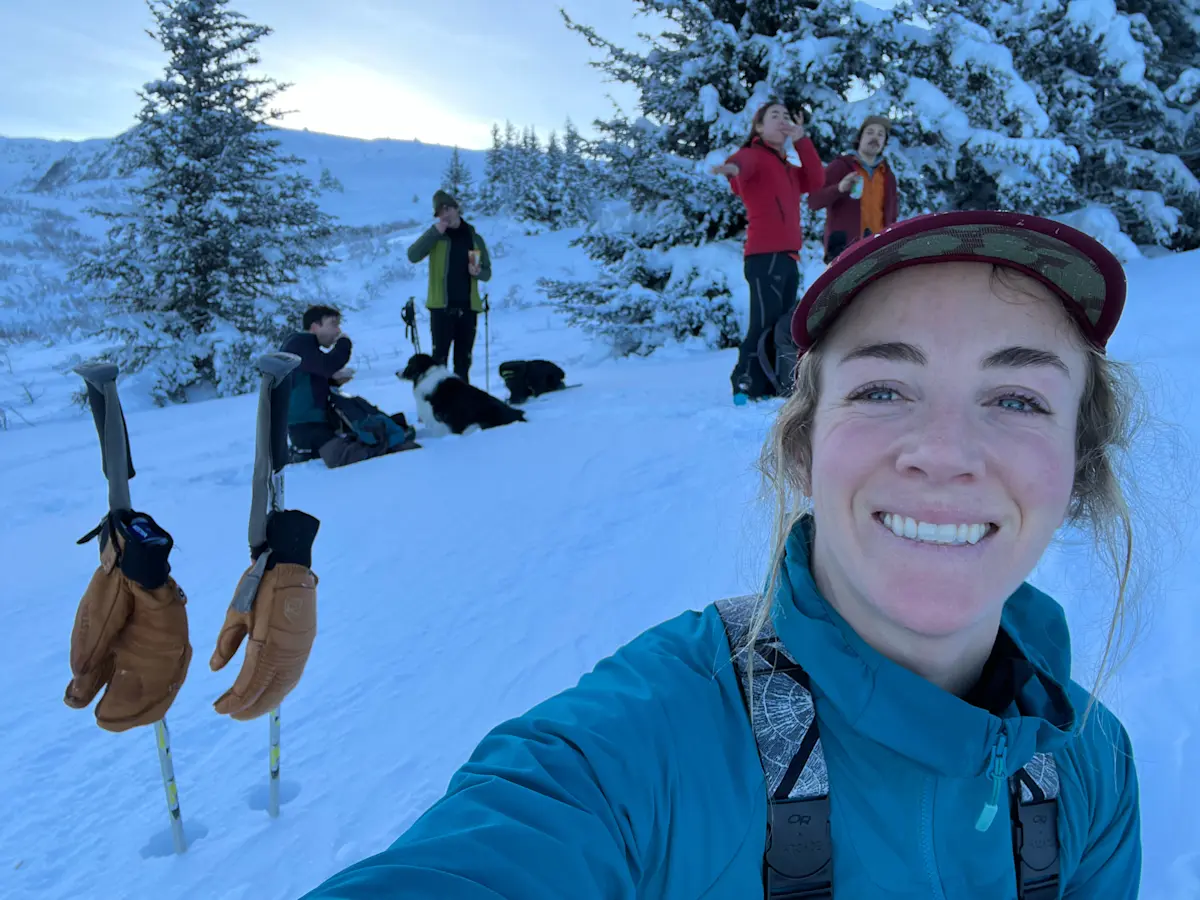 Powder, peaks, and pure freedom, Jakolof Mountain in Alaska.