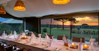 Sunset at Nat Hab’s Mara East Camp, Private Mara Conservancy, Kenya.