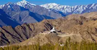 Shanti Stupa, Ladakh, India.