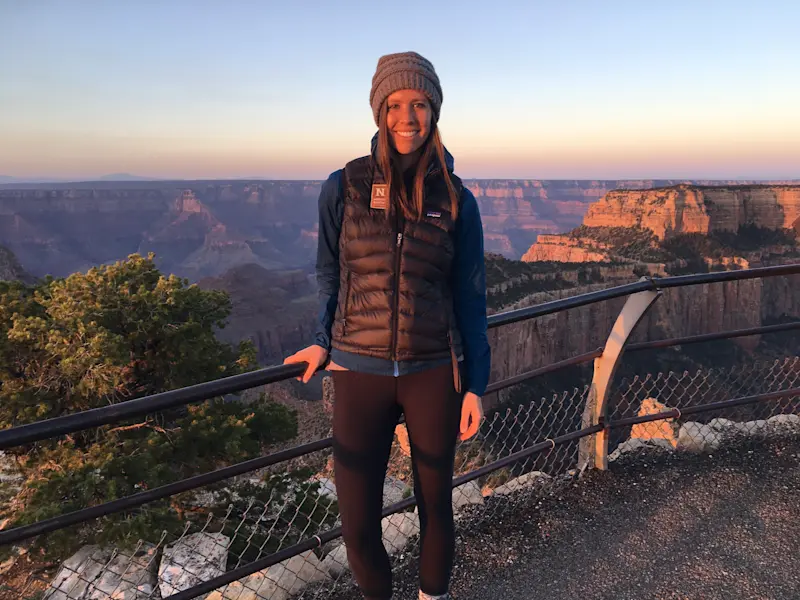 Sunset at the Grand Canyon, Arizona. 