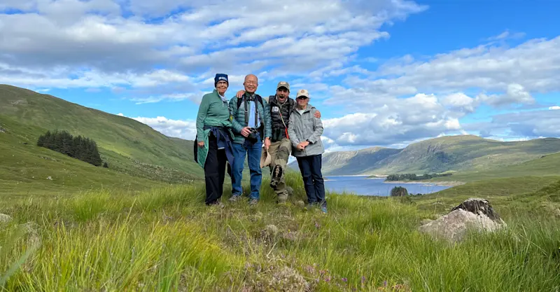 Nat Hab guests, Isle of Skye, Scotland.