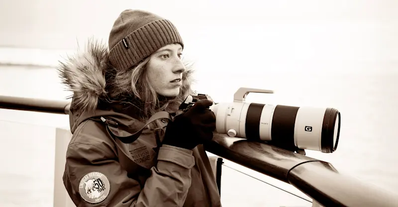 Captured in my element in Arctic Svalbard.