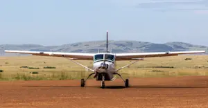 Charter plane, Kenya.