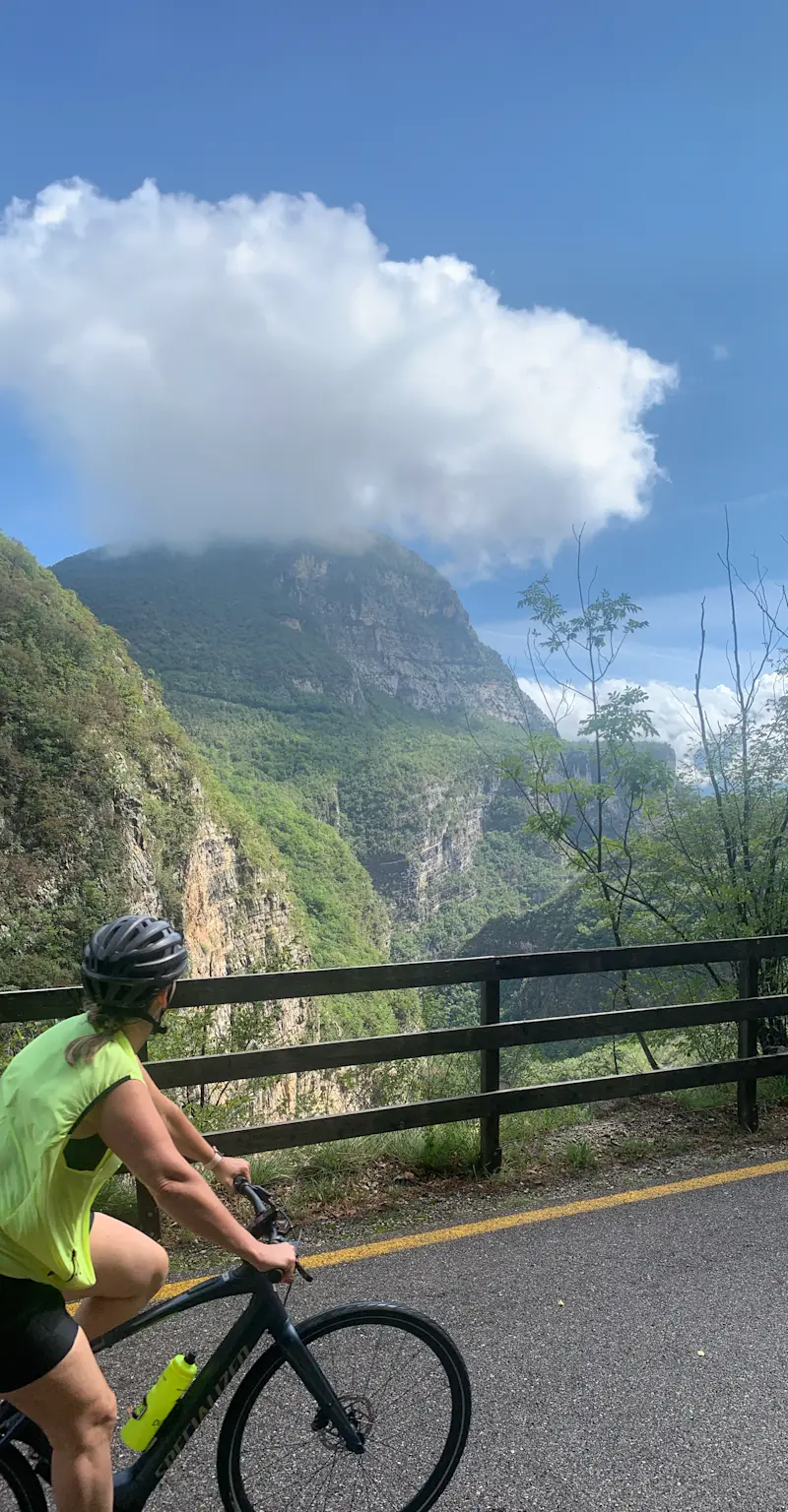 Cycling with DuVine in the Dolomites, Italy. 