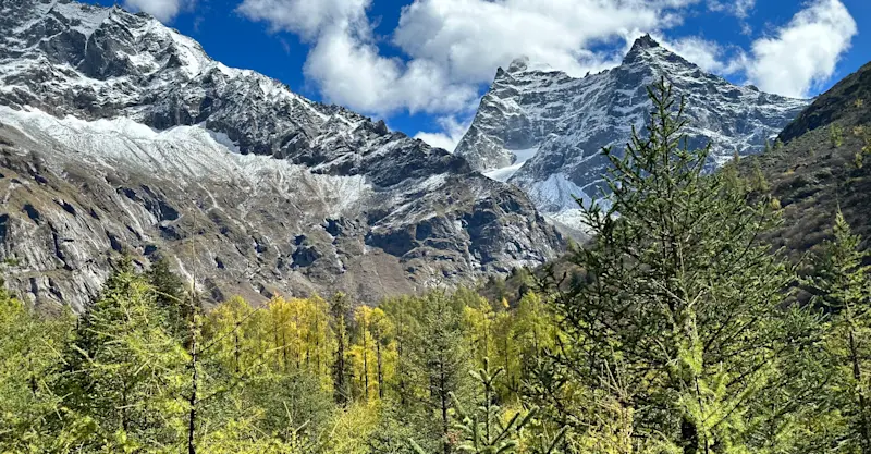 Mountain scape, Siguniangshan National Park, China