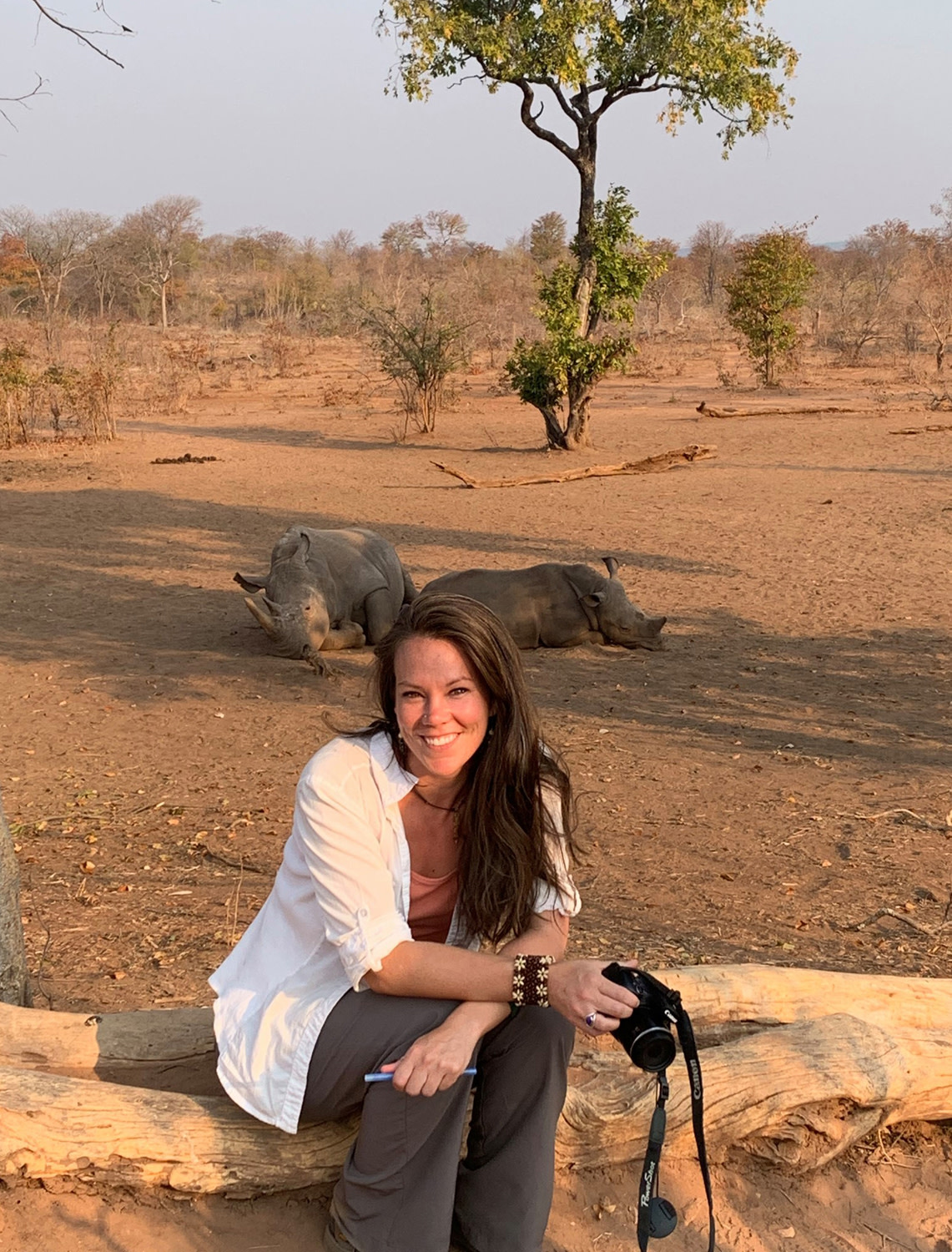 Rhinos taking a snooze in Kenya.